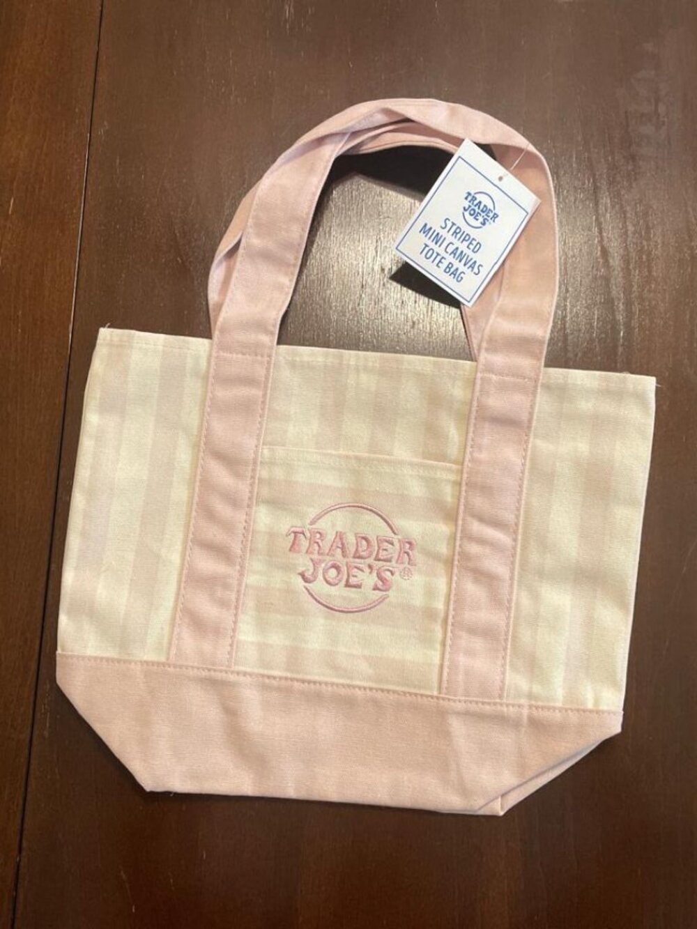 New Edition Summer 2026 Trader Joe’s Mini Tote Bags - Light Pink